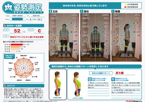 常に引っ張っている立ち方