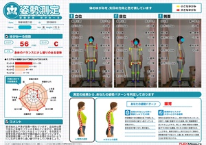 首を歪めてバランスをとっています。